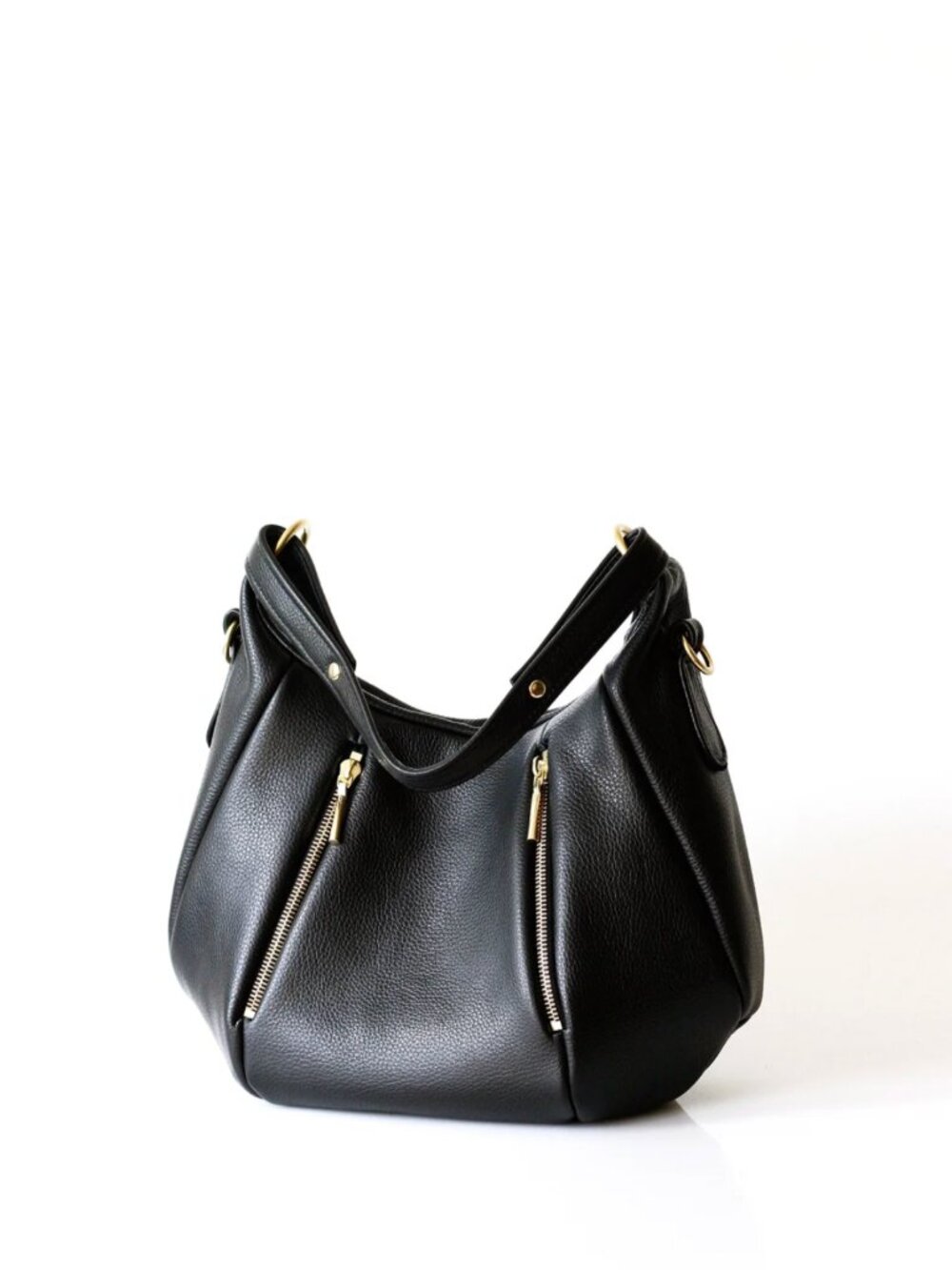 Opelle Baby Ballet Leather Handbag, Black